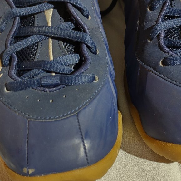 Nike Midnight Navy blue Air Foamposite One GS Size 6.5Y - Picture 5 of 5